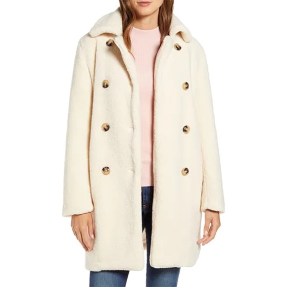 Rachel Parcell Faux Shearing Coat XS - Picture 2 of 2